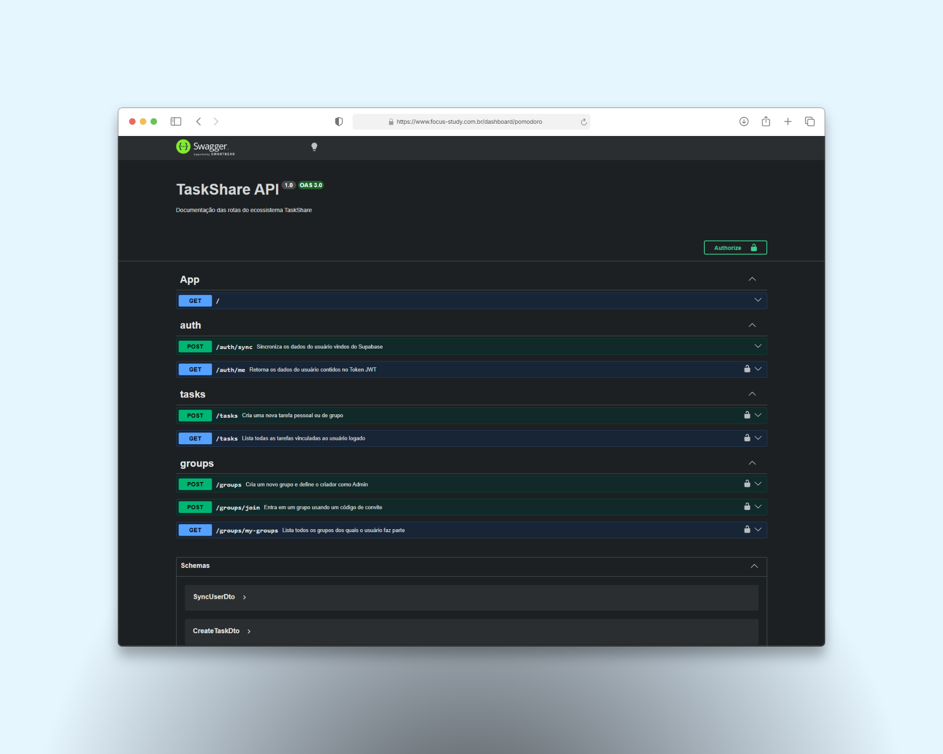 TaskShare — API Backend